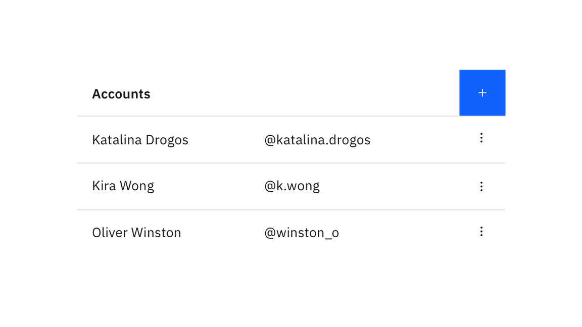Contained list interactive elements Contained list interactive elements